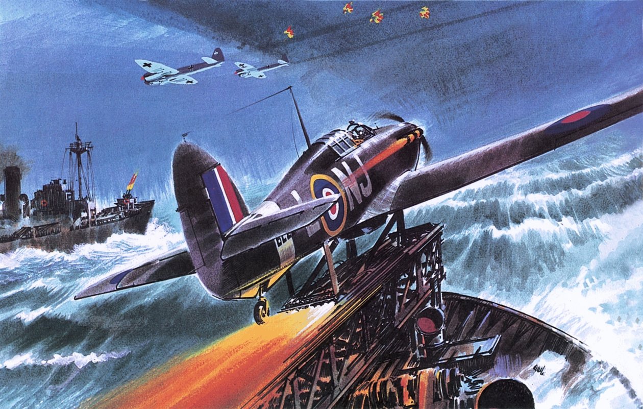 Hawker Hurricane od Wilf (20th century) Hardy