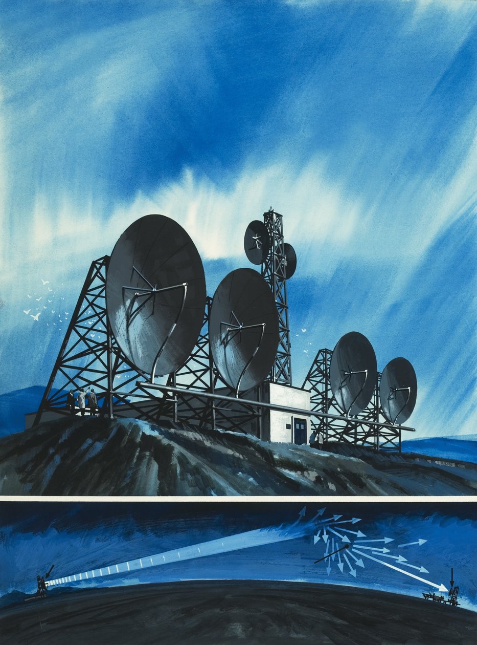 Vědecký průzkum: Rádiové spojení po celém světě od Wilf (20th century) Hardy