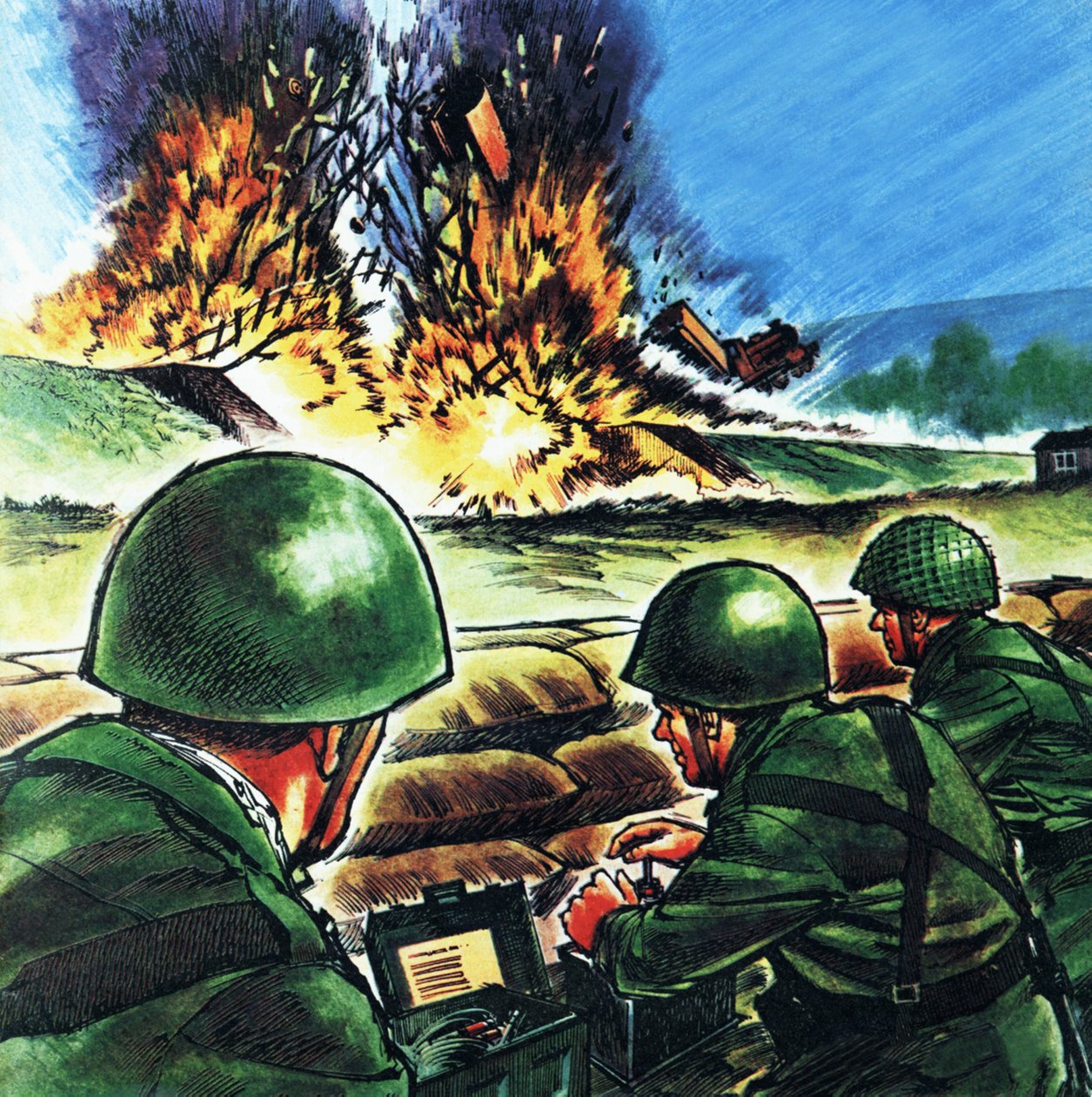 Kde záměrně vyhazují vlaky do povětří od Wilf (20th century) Hardy