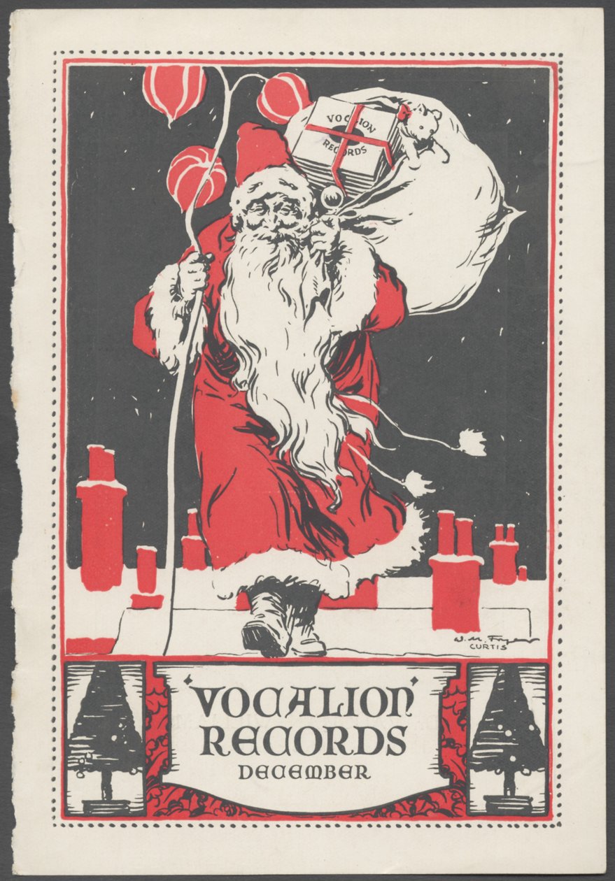 Bulletin Vocalion Records, 1922 od Wilfred Fryer, Curtis Advertising Agency