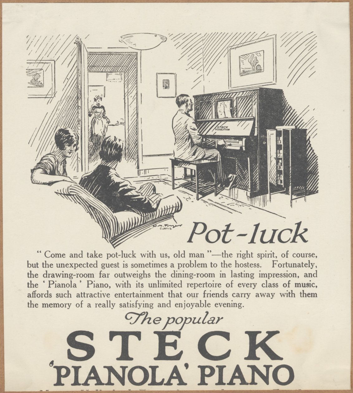 Piana Aeolian Company, 20. léta 20. století od Wilfred Fryer