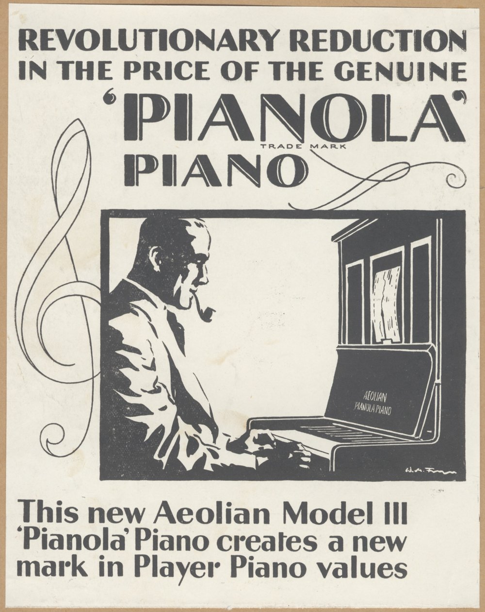 Piana Aeolian Company, 20. léta 20. století od Wilfred Fryer
