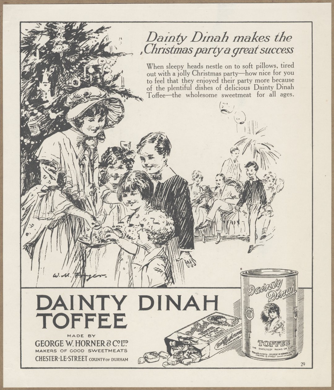 Delikátní Dinah Toffee, kolem 20. let 20. století od Wilfred Fryer