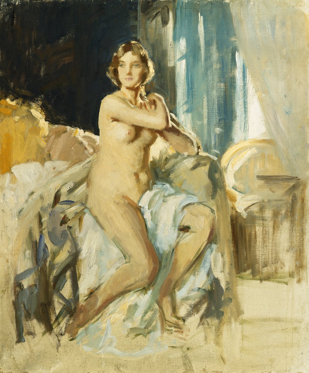 Studie pro The Mirror od Wilfred Gabriel de Glehn