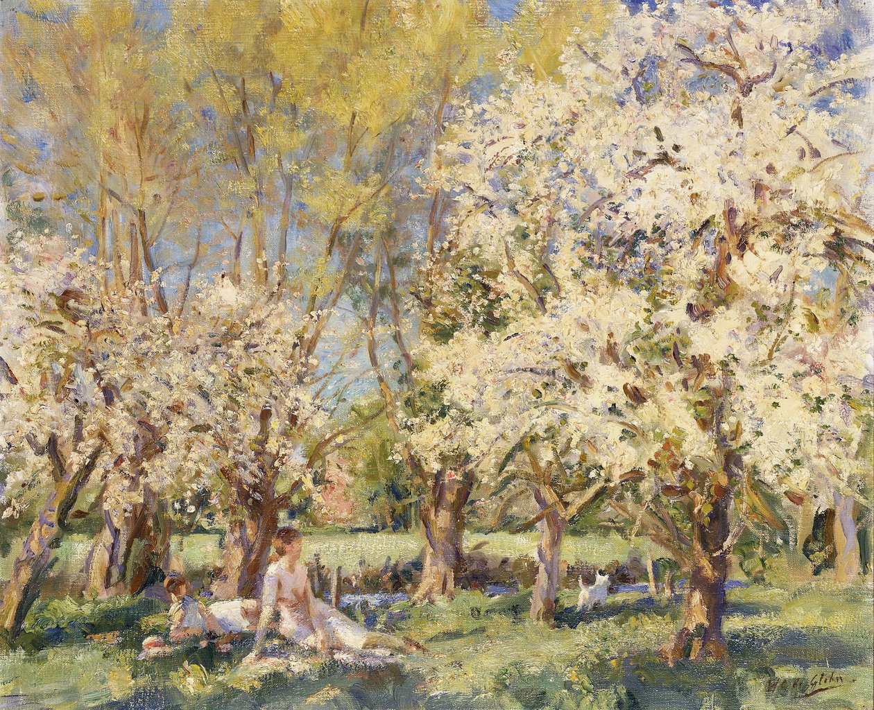 Veselý měsíc květen od Wilfred Gabriel de Glehn