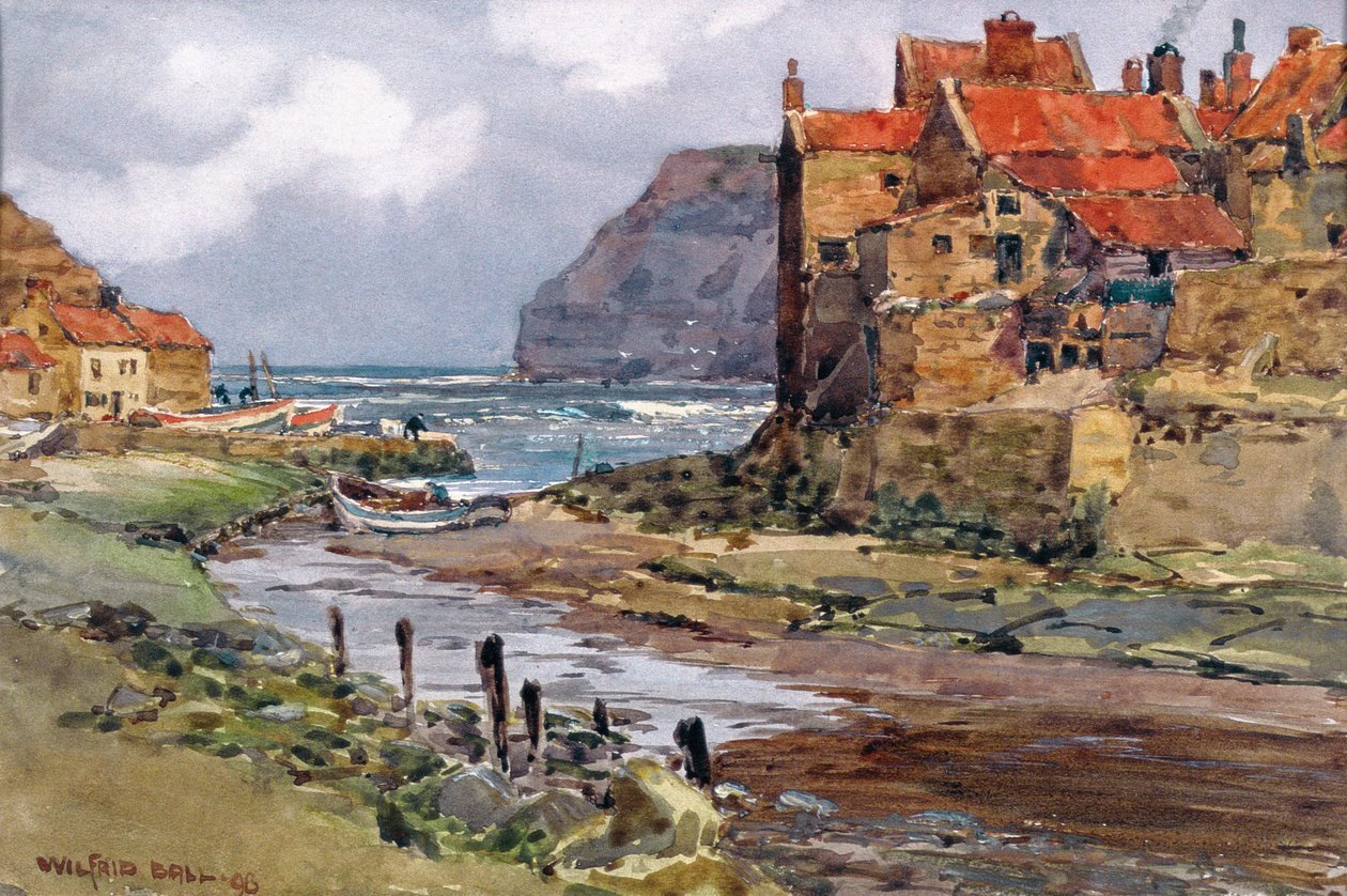 Staithes, kolem 1897-1918 od Wilfrid Williams Ball