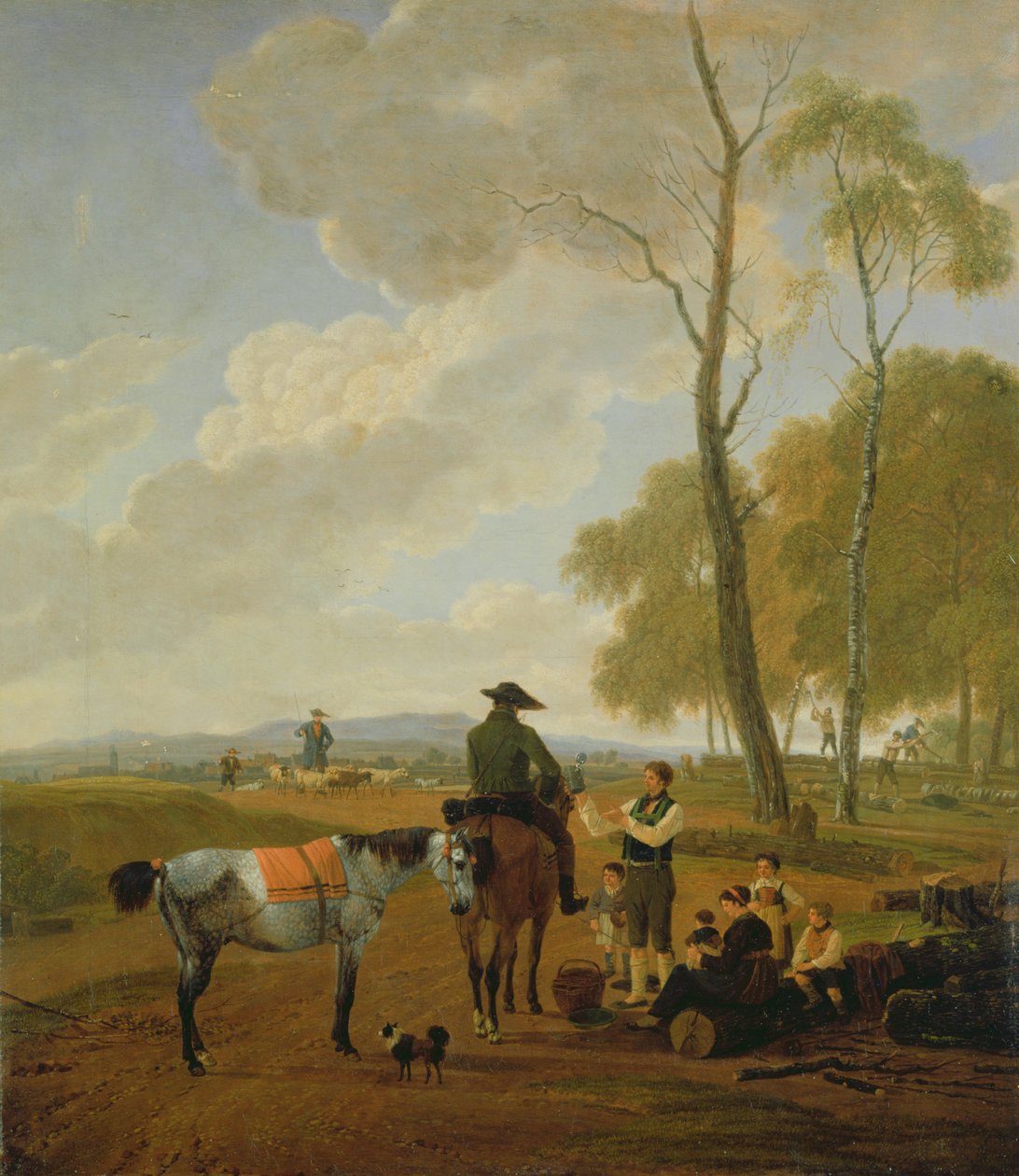 Odpočinek v lese, 1800 od Wilhelm Alexander Kobell