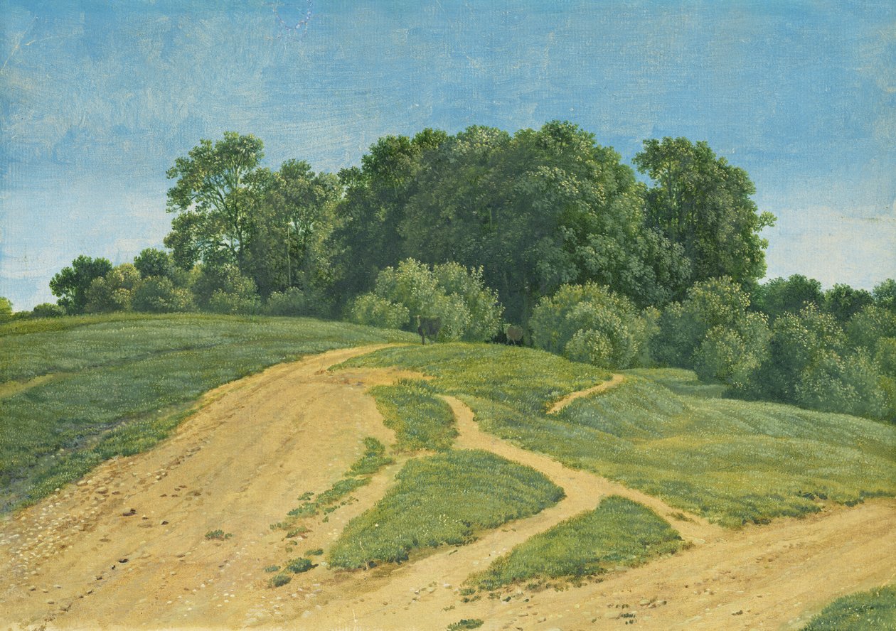 A Track Across the Fields, c.1821 od Wilhelm Alexander Kobell