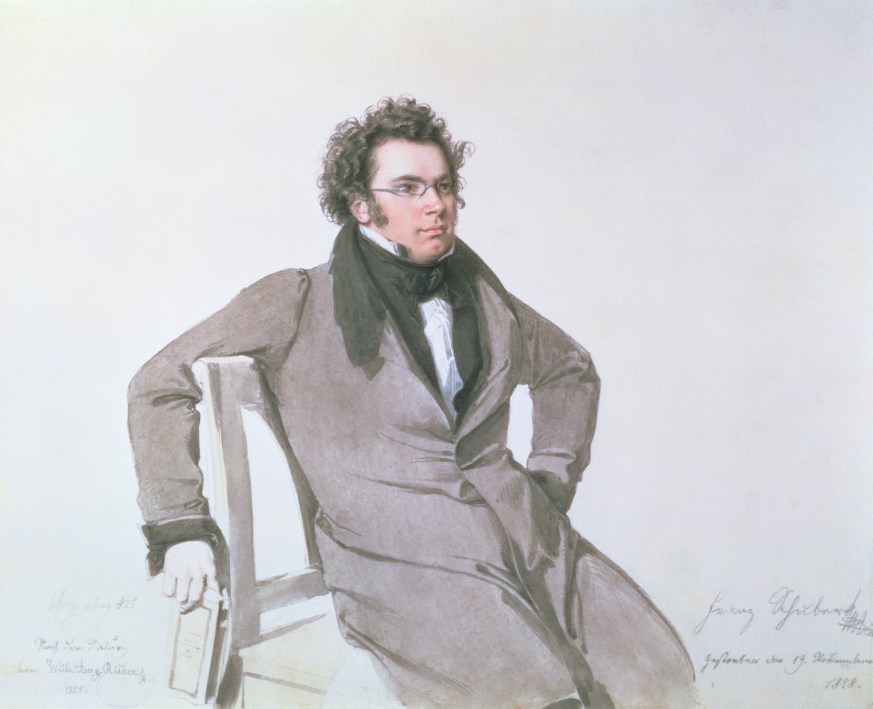 Franz Schubert (1797-1828), 1825 od Wilhelm August Rieder