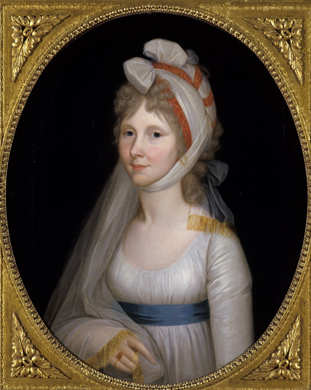 Auguste, dědičná princezna Hessen-Kassel, kolem roku 1800 od Wilhelm Baettner