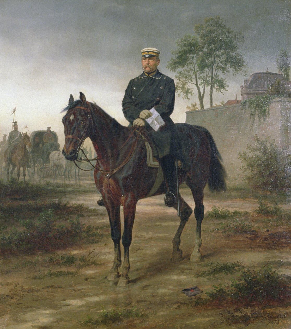 Bismarck před Paříží, 1873 od Wilhelm Camphausen
