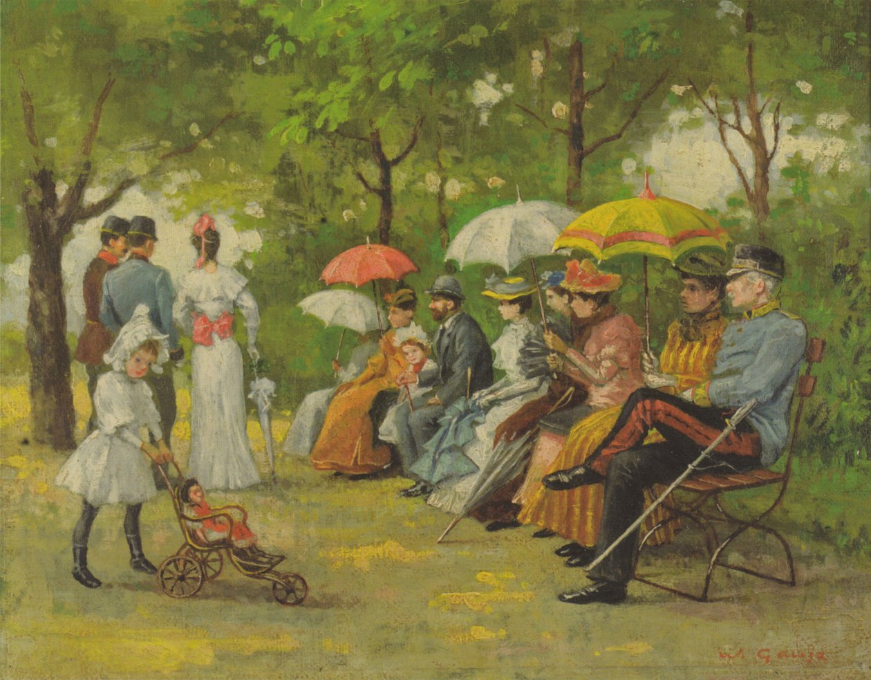 Lasterallee v Prátru od Wilhelm Gause