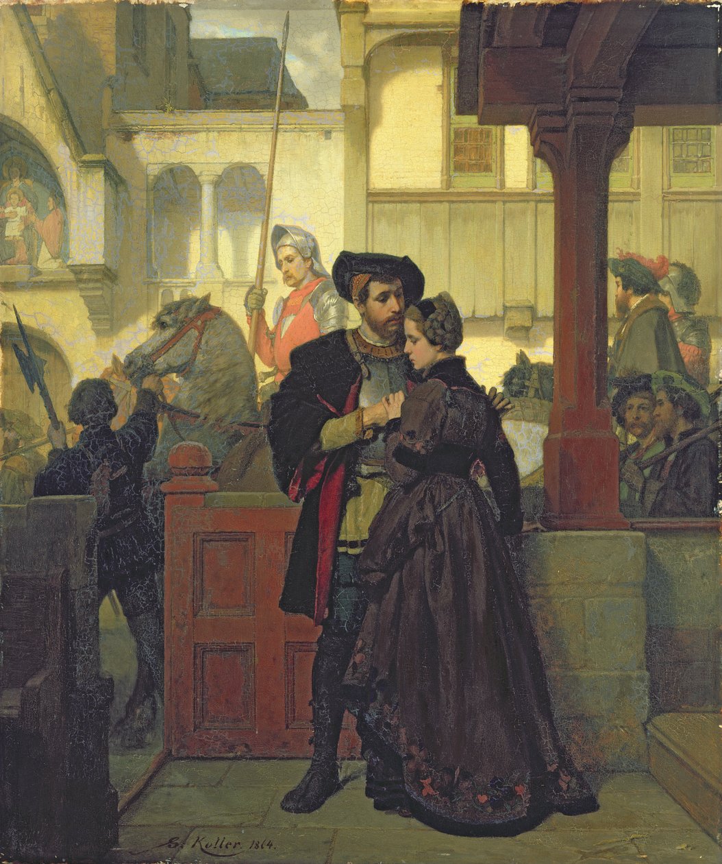 Sbohem, 1864 od Wilhelm Koller