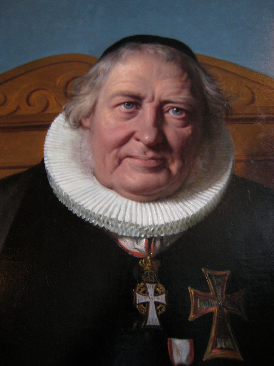 Eggert Christopher Tryde, kodaňský probošt 1838-1857 od Wilhelm Marstrand