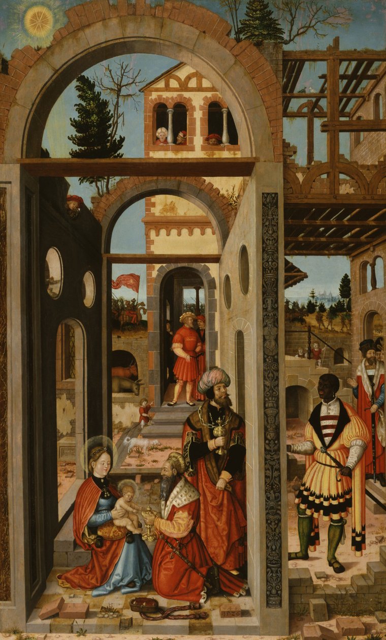 Klanění tří králů, 1526 od Wilhelm Stetter
