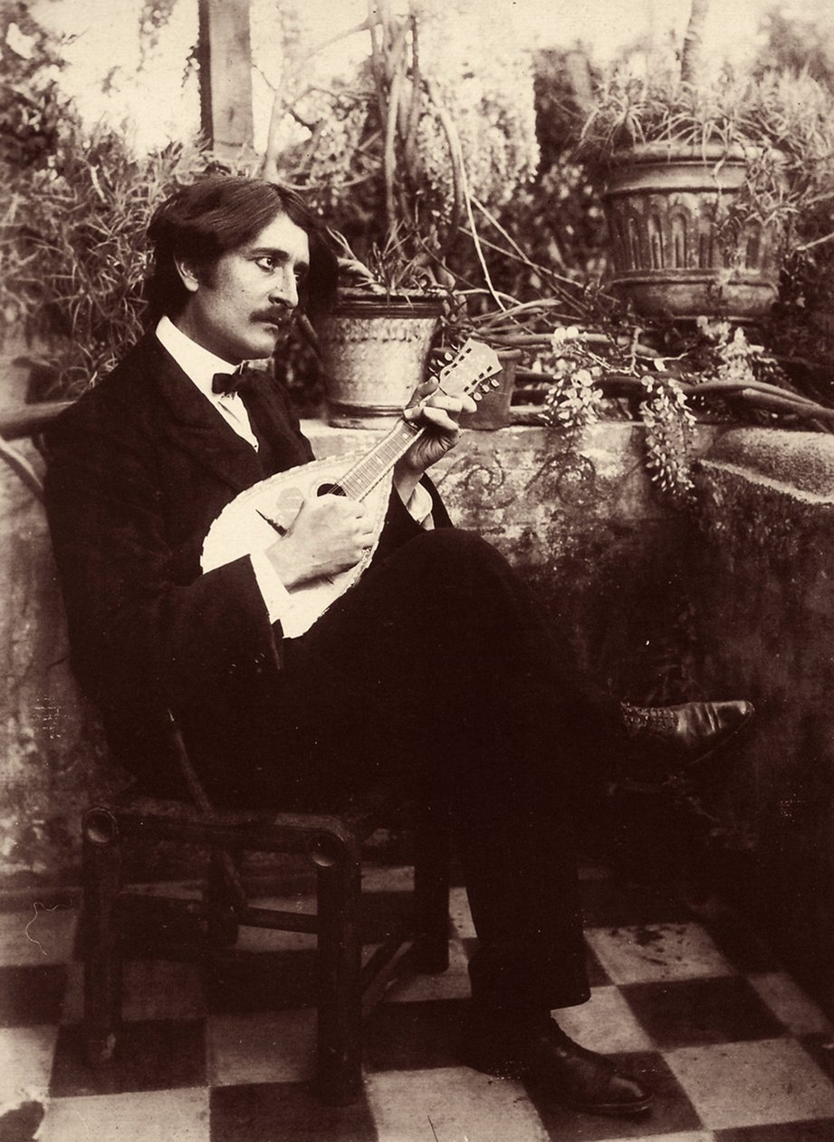 Portrét Guglielma Plüschowa, cca 1890 od Baron Wilhelm von Gloeden