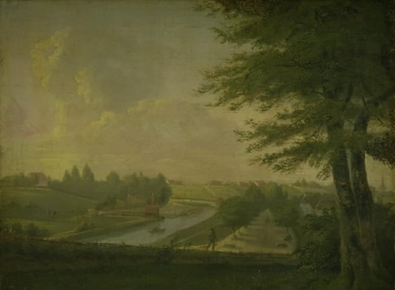 Lot u kanálu Odense od Wilhelm Bendz