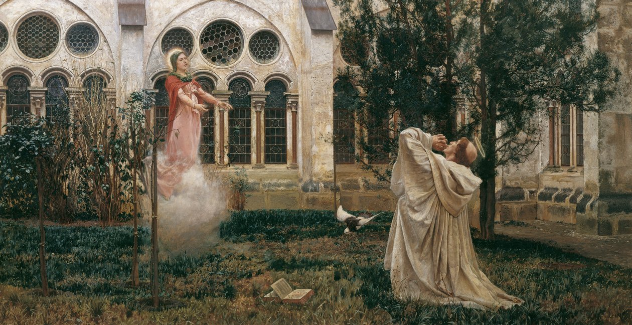 Vize svatého Bernarda od Wilhelm Bernatzik