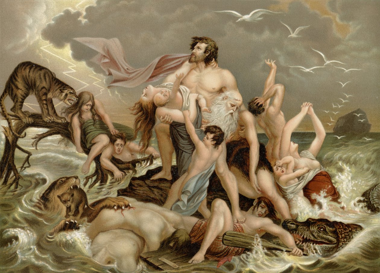 Potopa (barva lito) od Wilhelm Ebbinghaus