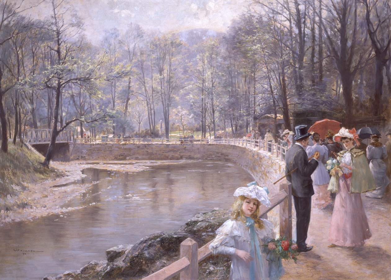 An der Tepl (Podél řeky Teplé) od Wilhelm Gause