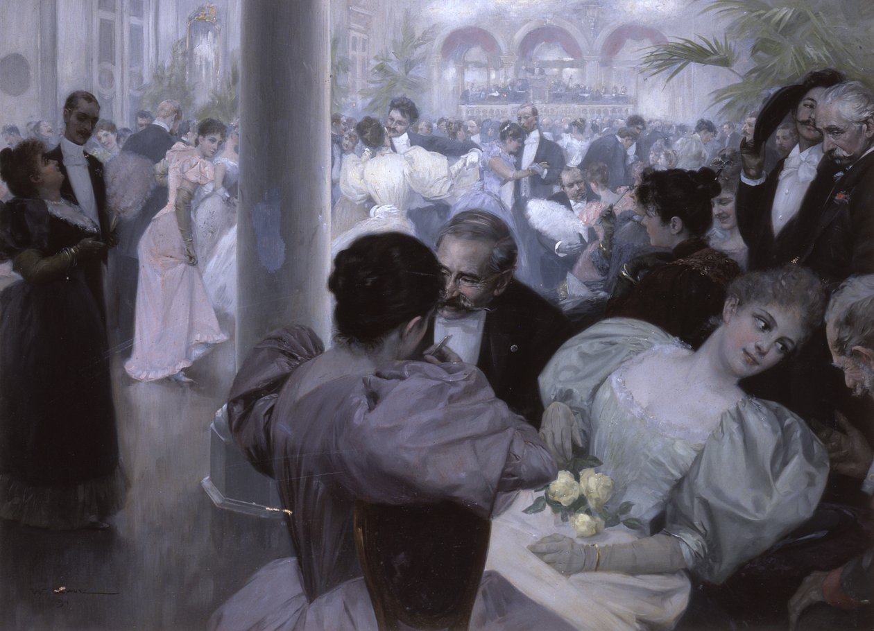 Reunion im Kurhaus (ples v lázeňském domě) od Wilhelm Gause