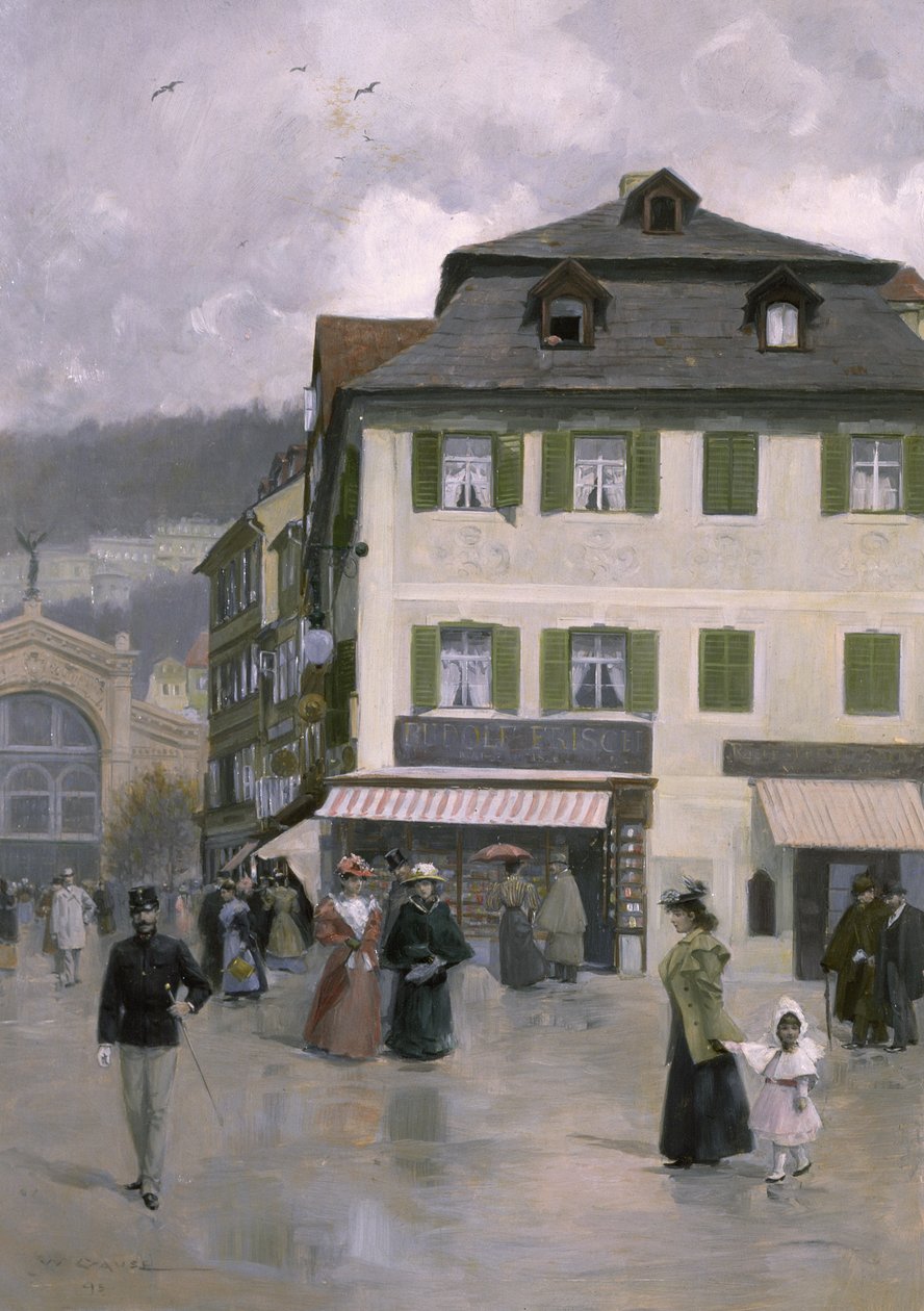 Bílá labuť (Schillerův dům) od Wilhelm Gause