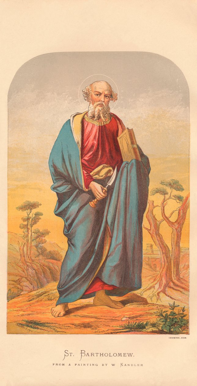 Svatý Bartoloměj, polovina konce 19. století. od Wilhelm Kandler