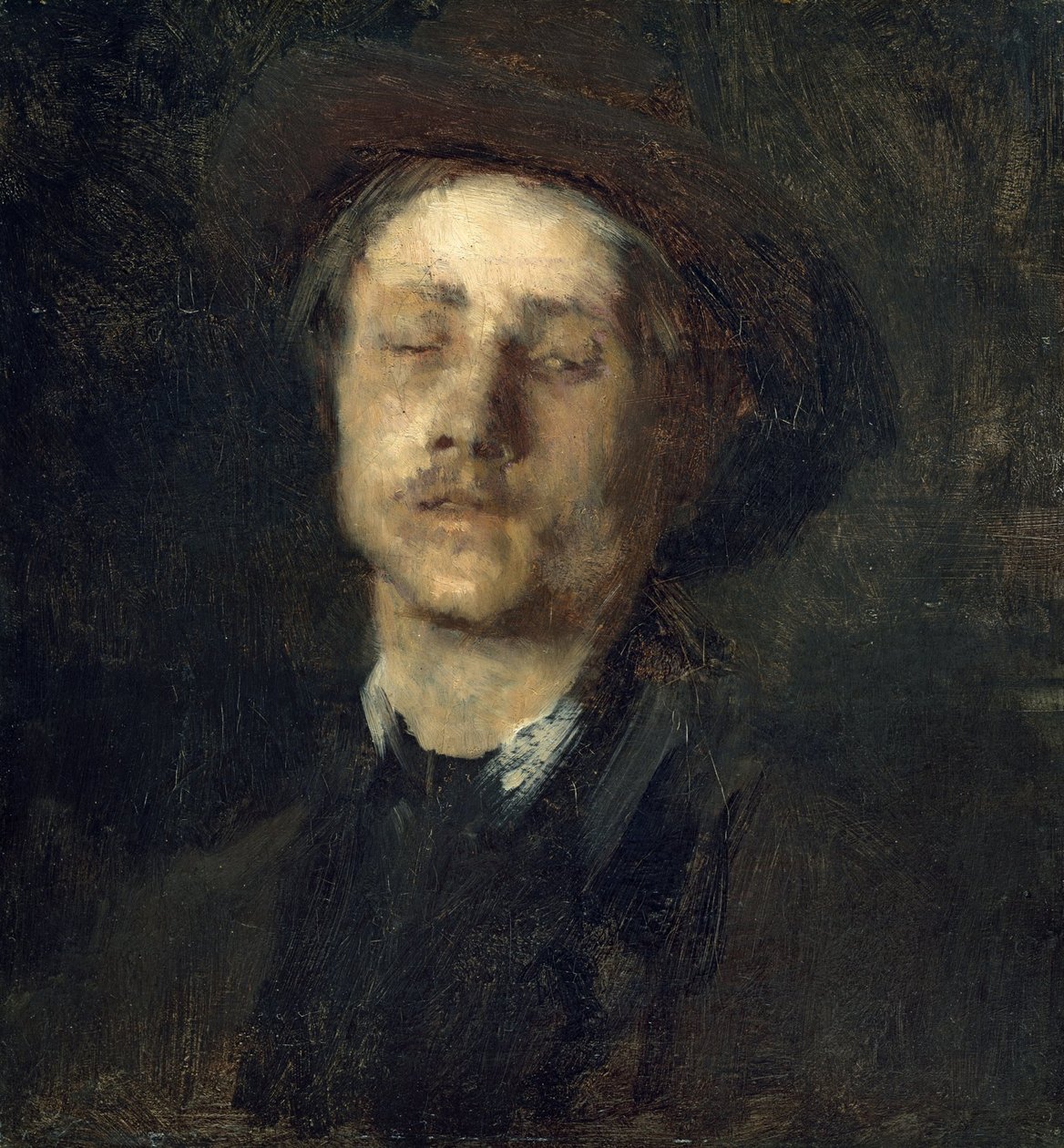 hlava slepého muže od Wilhelm Maria Hubertus Leibl