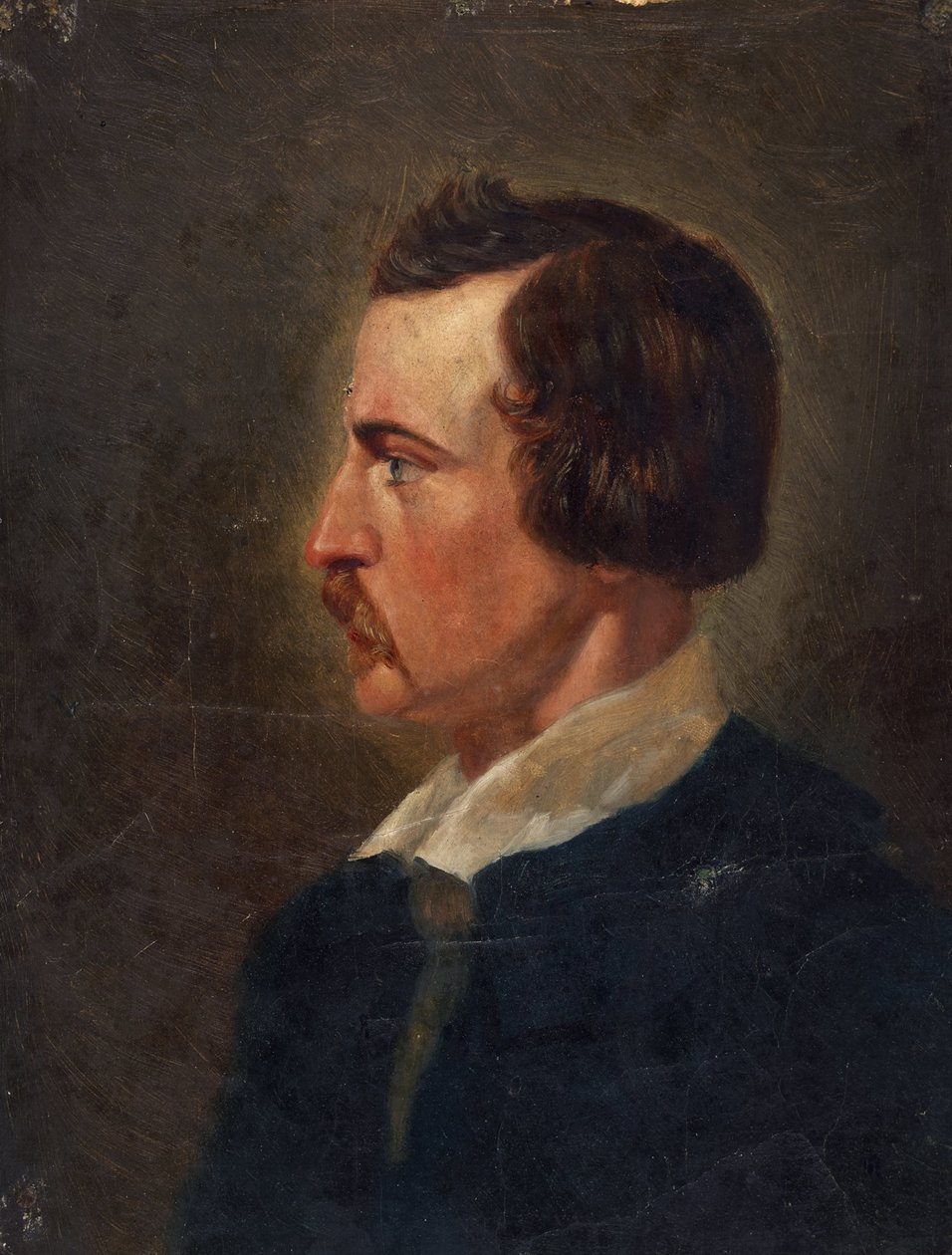 mužský portrét od Wilhelm Lindenschmit der Ältere