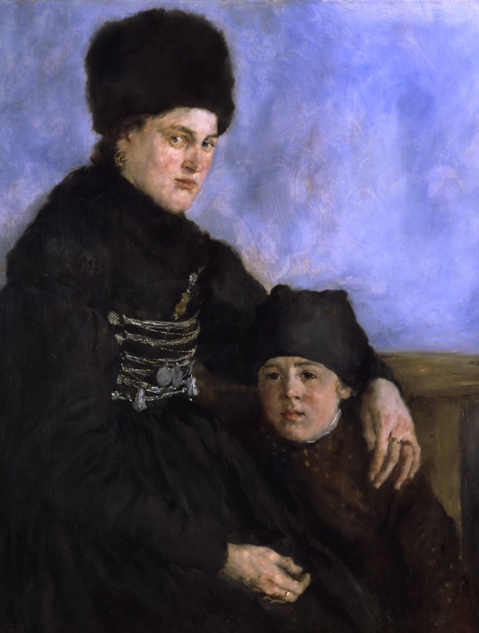 Dachau Žena s dítětem, 1873-1874 od Wilhelm Maria Hubertus Leibl