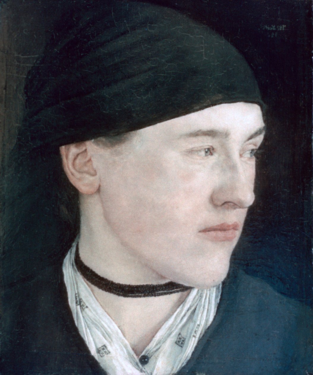 Hlava mladé dívky, 1879 od Wilhelm Maria Hubertus Leibl