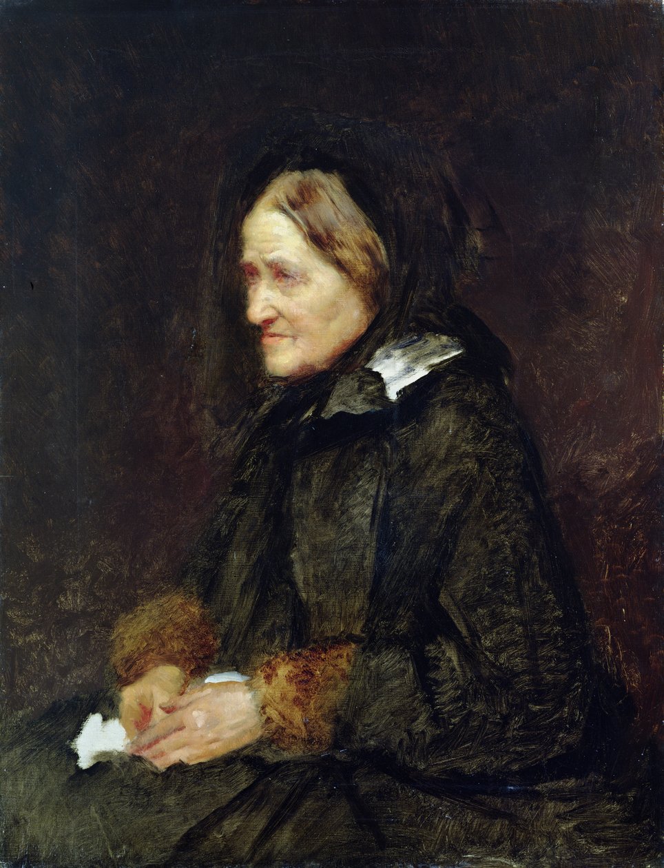 Helene Leibl, teta umělce, 1867 od Wilhelm Maria Hubertus Leibl