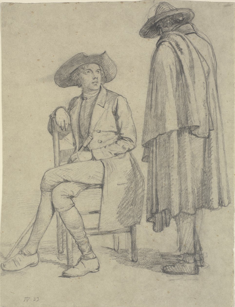 Abbate v rozhovoru s Římanem od Wilhelm Marstrand