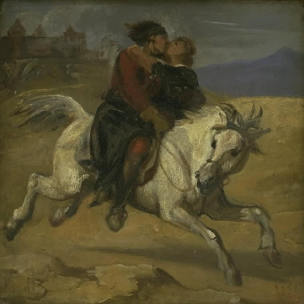 Scéna únosu od Wilhelm Marstrand