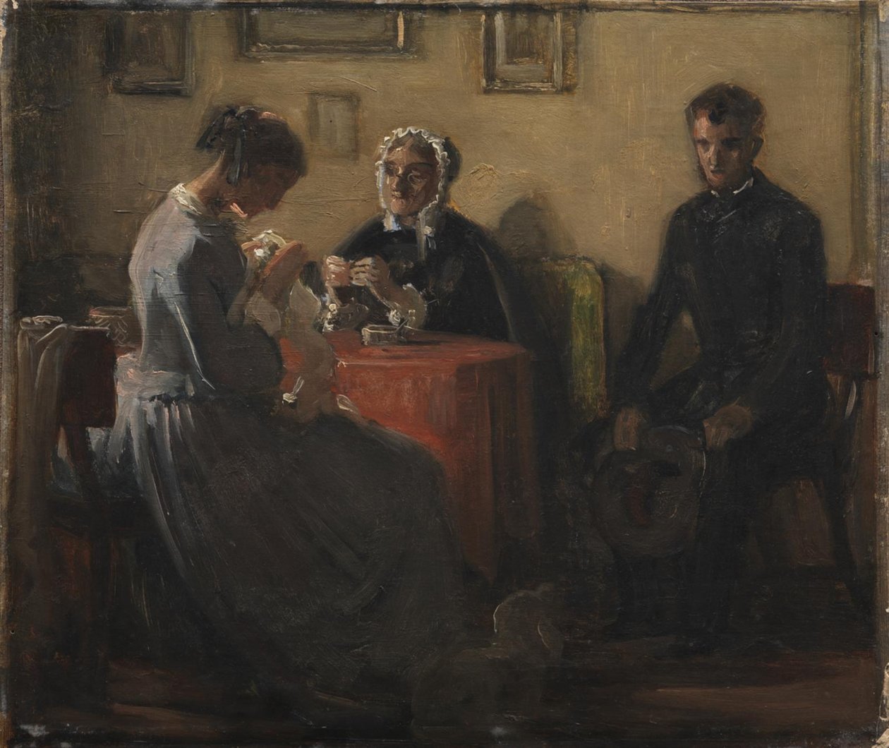 Návštěva nápadníka od Wilhelm Marstrand