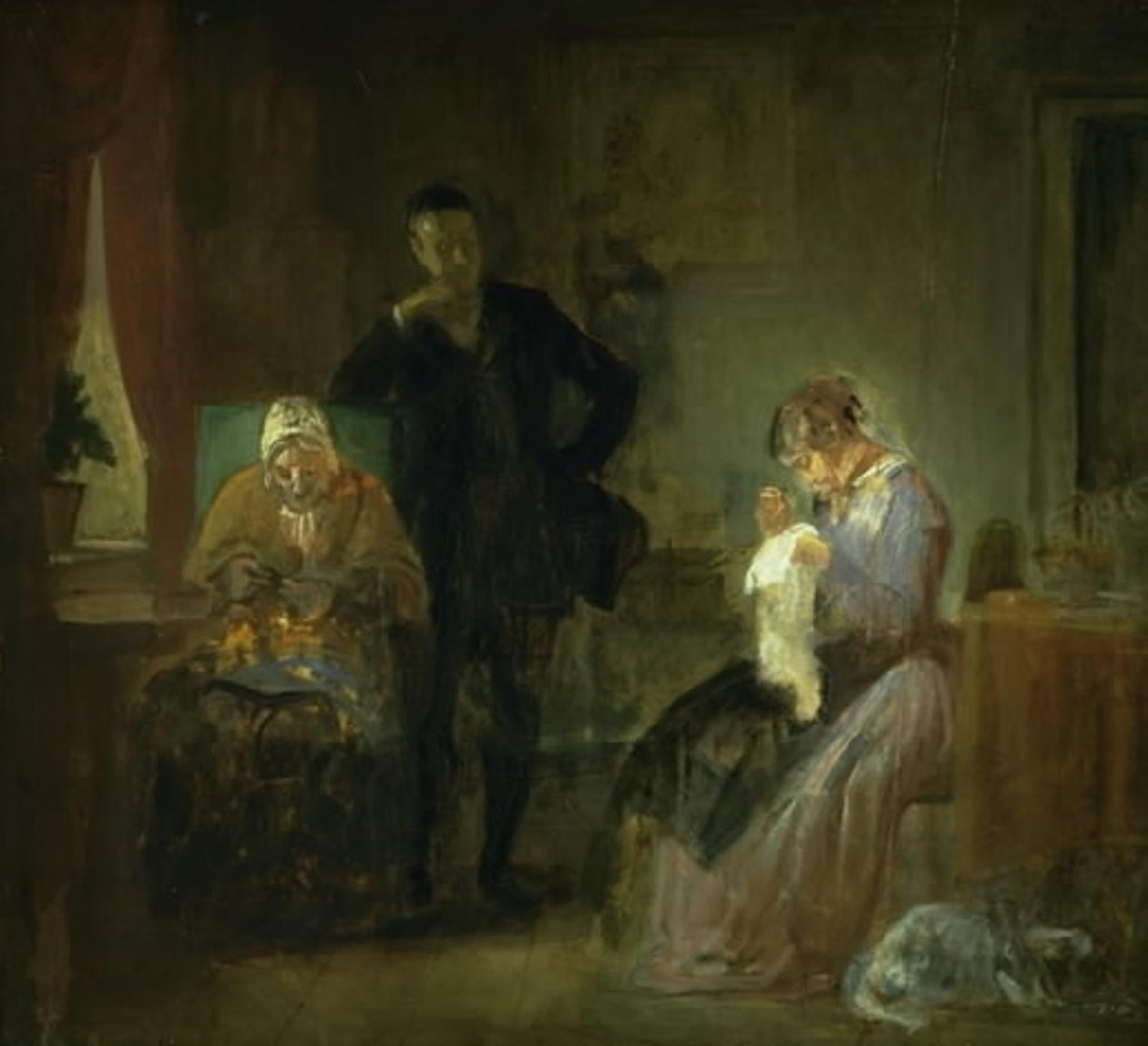 Návštěva nápadníka od Wilhelm Marstrand