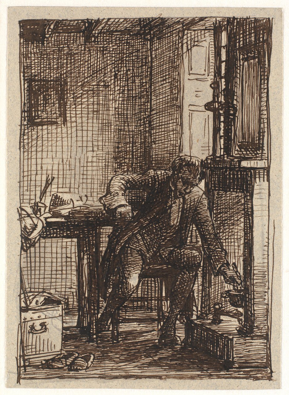 Holberg v Římě od Wilhelm Marstrand