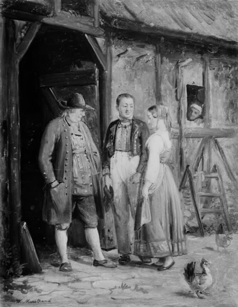 Představení přítelkyně od Wilhelm Marstrand