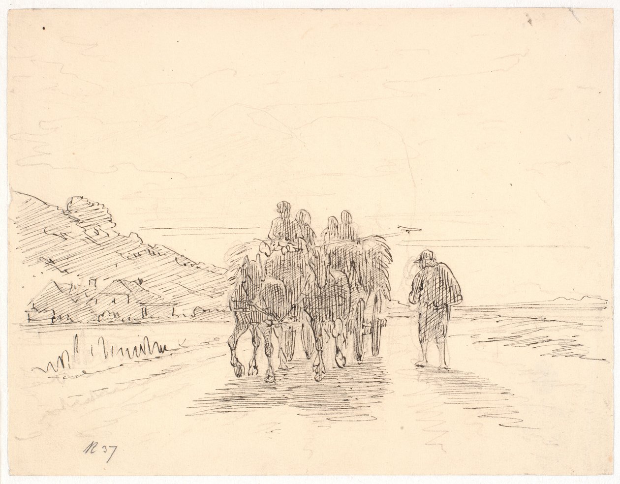 Obilí se vozí domů od Wilhelm Marstrand