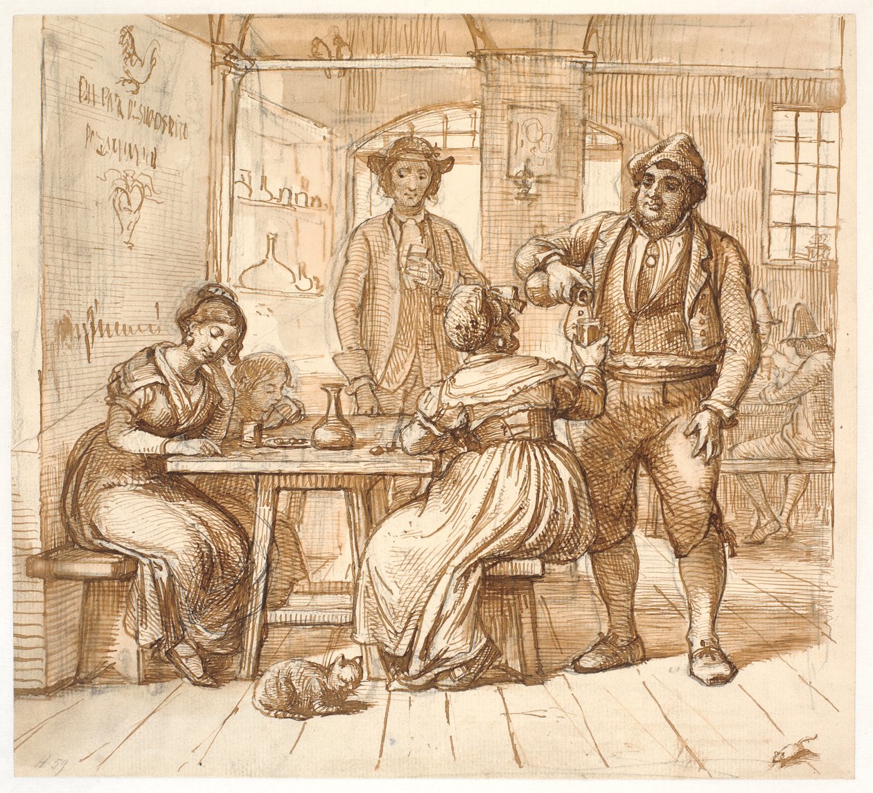 Osteriscénní od Wilhelm Marstrand