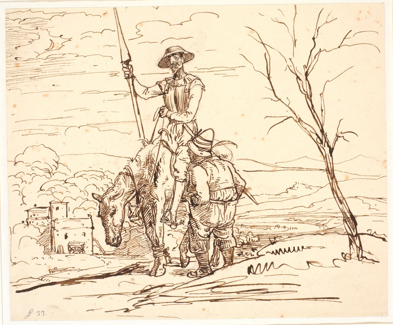 Sancho Panza vypráví příběh o kozách od Wilhelm Marstrand