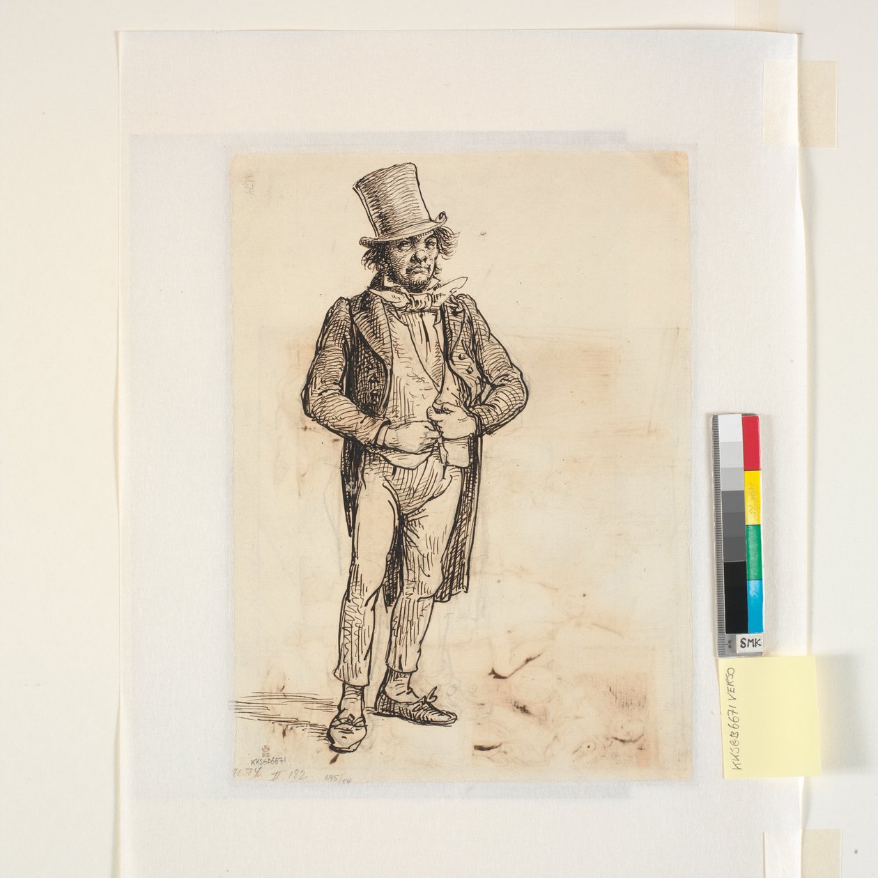 Studie ševce v nedělním oděvu v jiné podobě od Wilhelm Marstrand