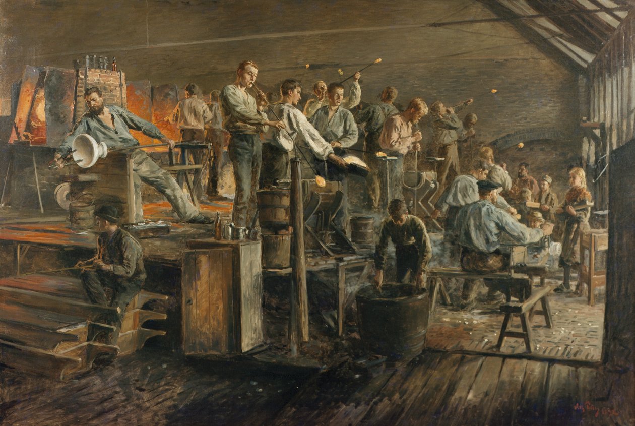 Sklárna Hovik od Wilhelm Peters