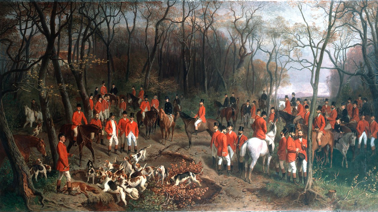 Alžběta na lovu, konec 19. století od Wilhelm Richter