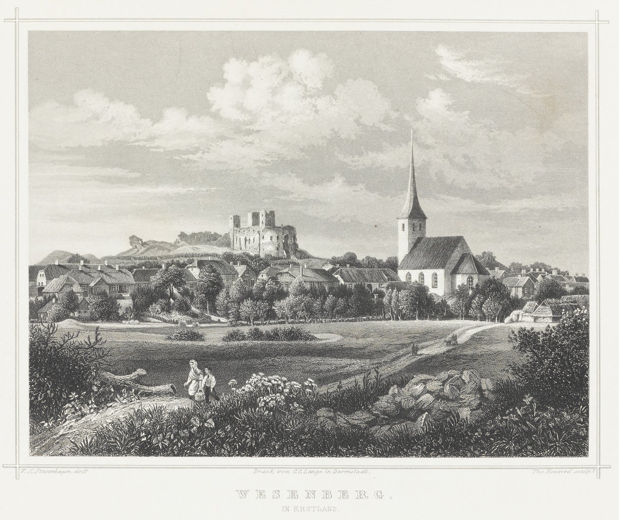 Rakvere od Wilhelm Siegfried Stavenhagen