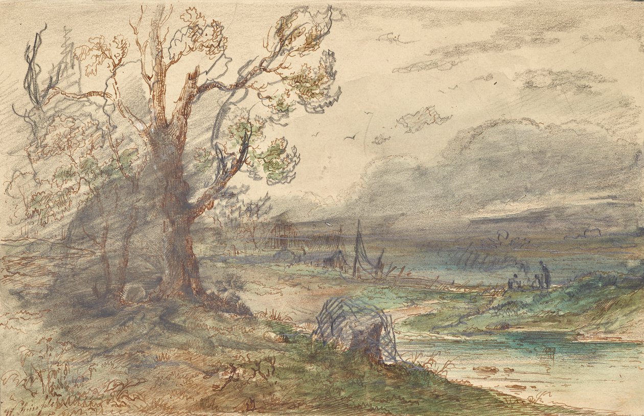 krajina u řeky od Wilhelm Steinfeld