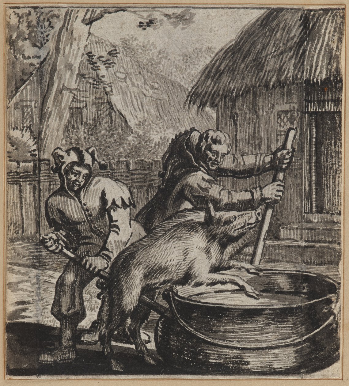 Šašek milující dárky od Wilhelm Stettler