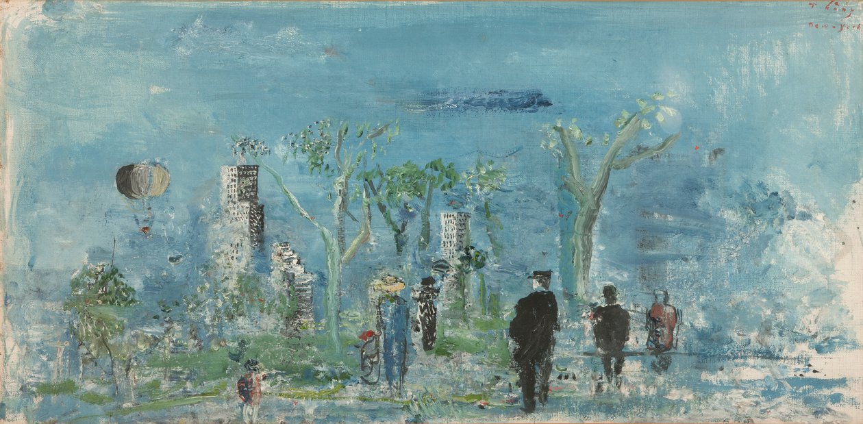 Central Park, New York (olej na plátně) od Wilhelm Thoeny