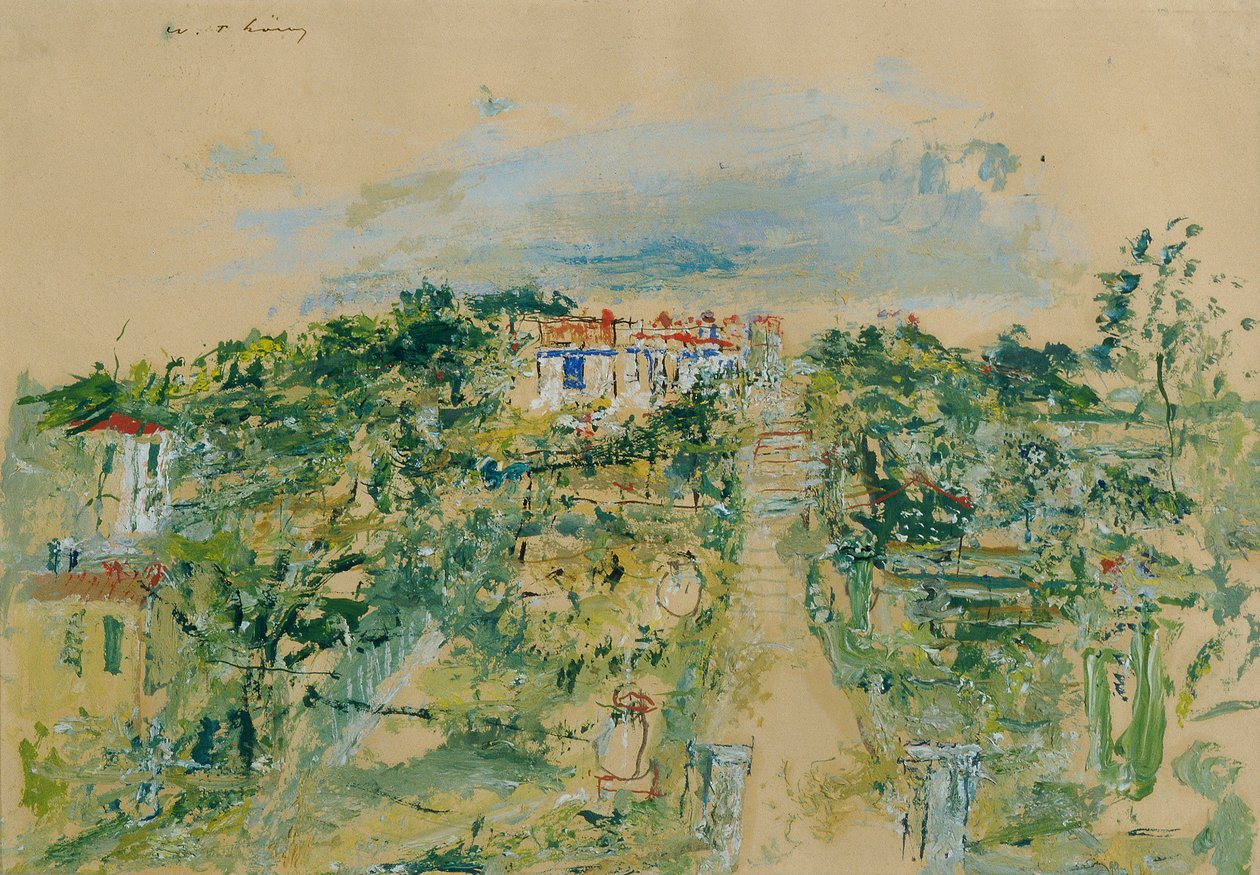 Straße v Sanary-sur-Mer od Wilhelm Thöny