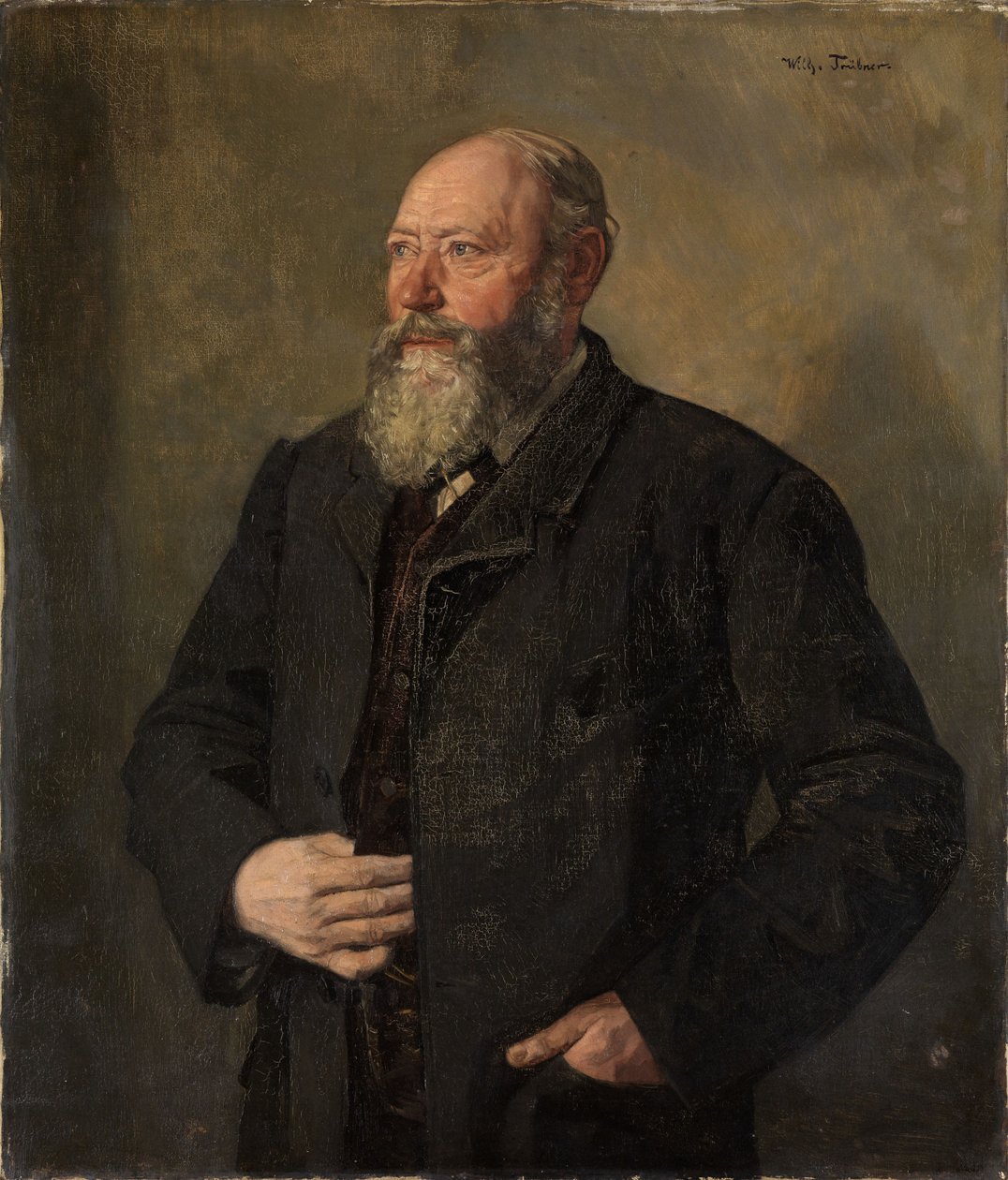 Portrét sládka Eisenharta, zvaného „Tvůrce“ od Wilhelm Trübner